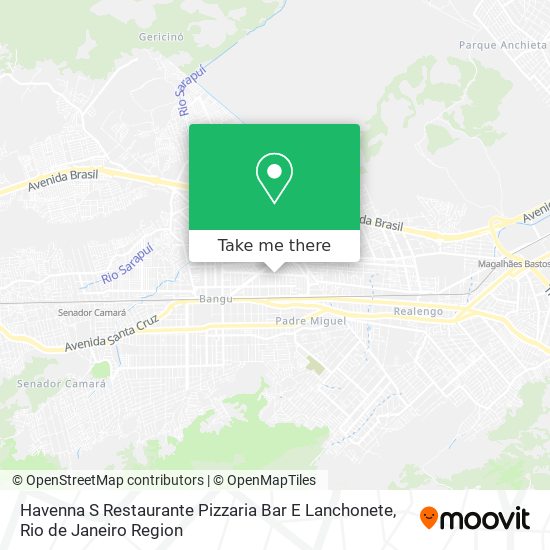 Havenna S Restaurante Pizzaria Bar E Lanchonete map