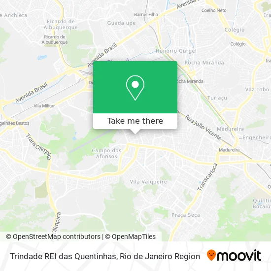 Trindade REI das Quentinhas map