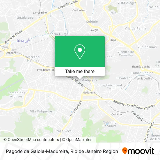 Pagode da Gaiola-Madureira map