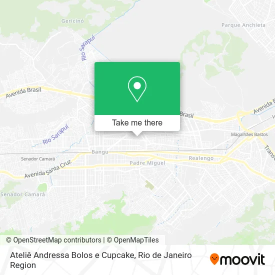 Ateliê Andressa Bolos e Cupcake map