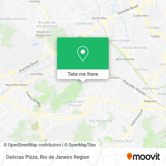 Delicias Pizza map