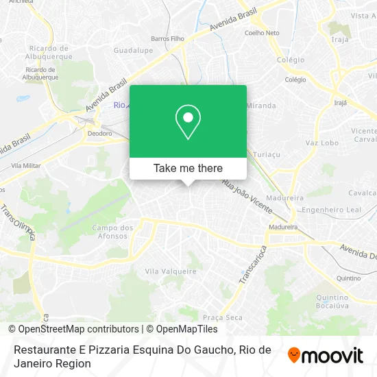 Restaurante E Pizzaria Esquina Do Gaucho map