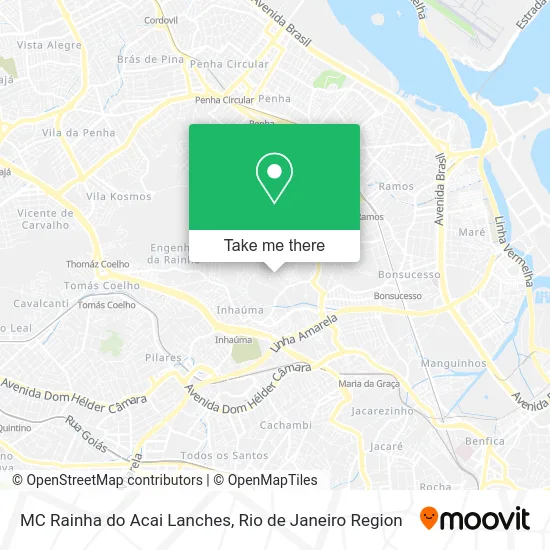 MC Rainha do Acai Lanches map