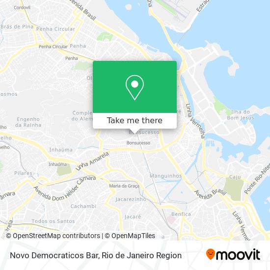 Novo Democraticos Bar map