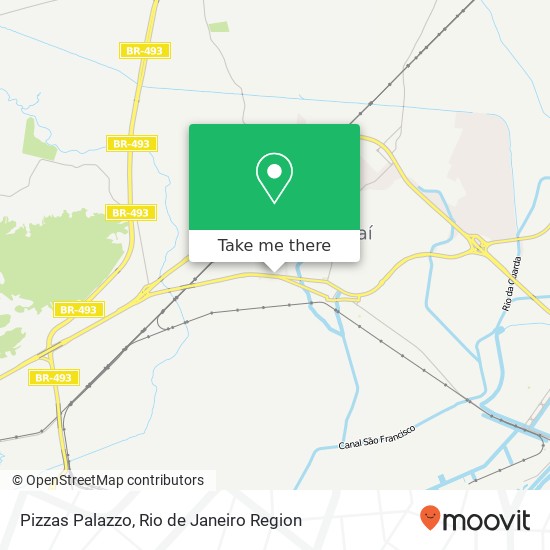 Mapa Pizzas Palazzo, Estrada Ary Parreira Itaguaí Itaguaí-RJ 23815-542