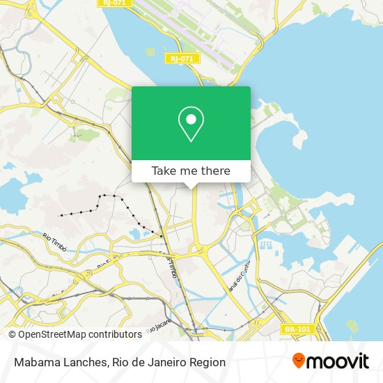 Mapa Mabama Lanches