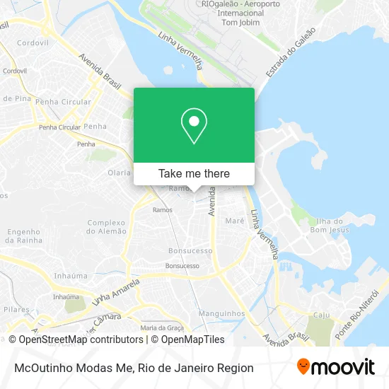 McOutinho Modas Me map