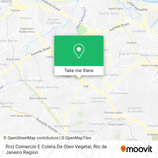Rcrj Comercio E Coleta De Oleo Vegetal map
