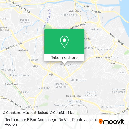 Restaurante E Bar Aconchego Da Vila map