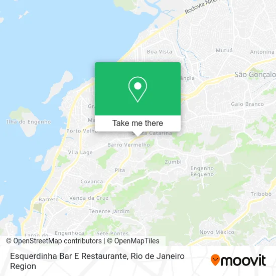 Esquerdinha Bar E Restaurante map