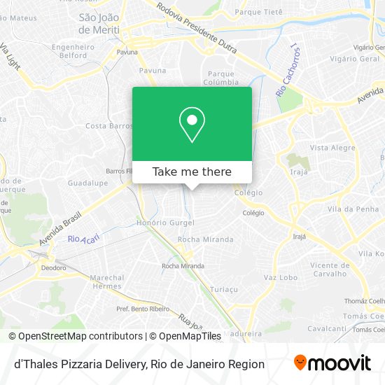 d'Thales Pizzaria Delivery map