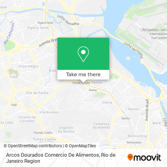 Arcos Dourados Comércio De Alimentos map