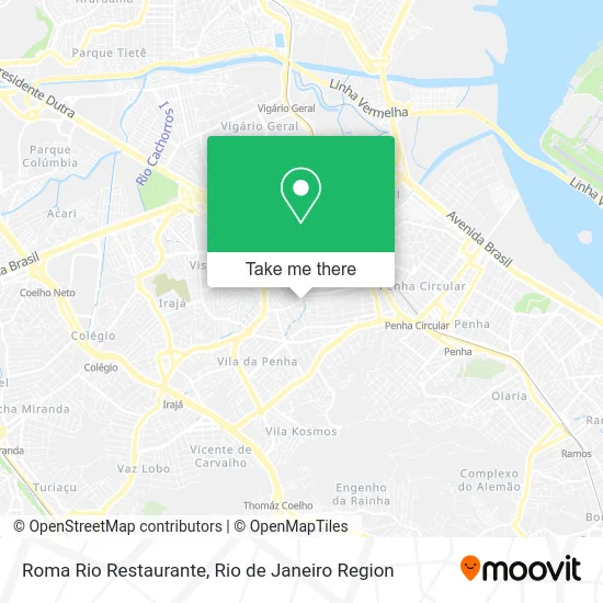 Roma Rio Restaurante map