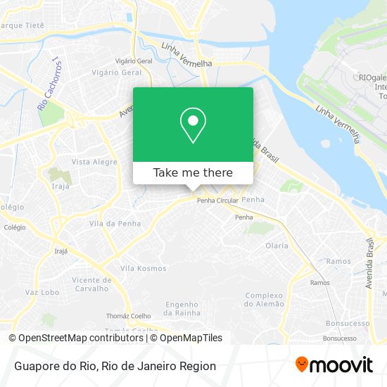 Mapa Guapore do Rio