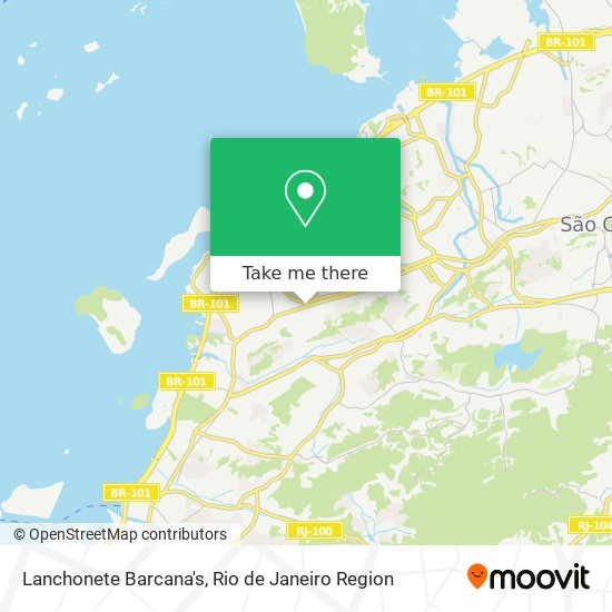 Lanchonete Barcana's map