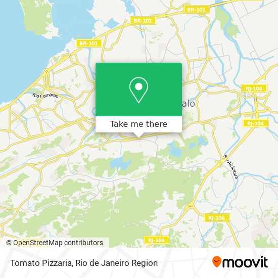 Mapa Tomato Pizzaria