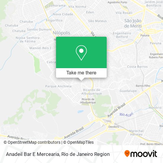 Anadeil Bar E Mercearia map