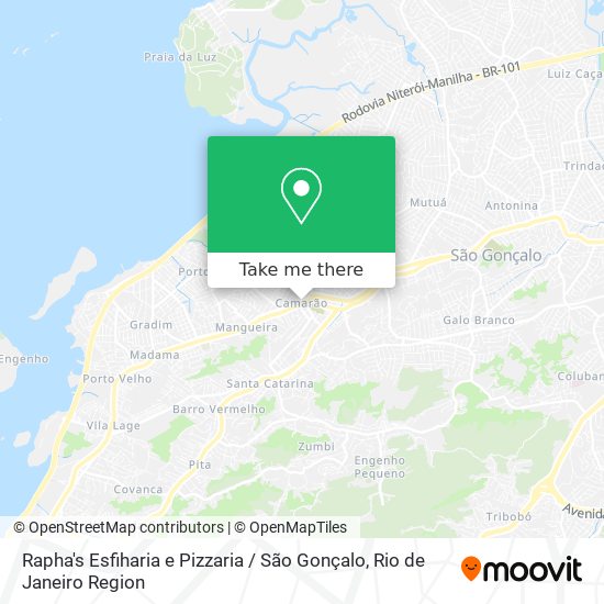 Rapha's Esfiharia e Pizzaria / São Gonçalo map