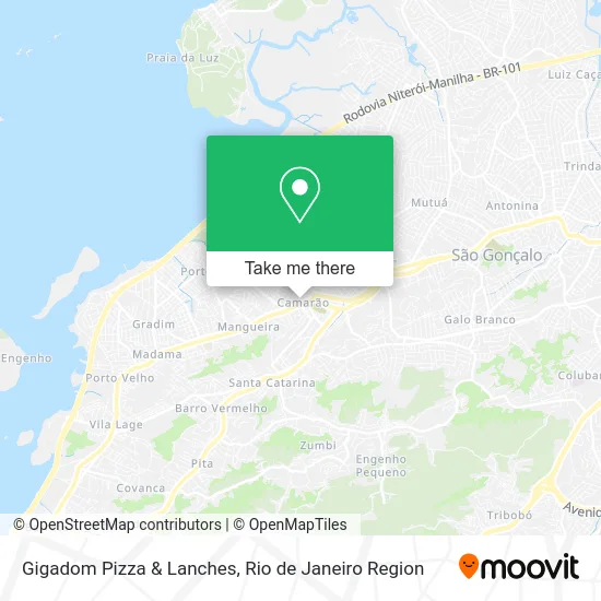 Gigadom Pizza & Lanches map