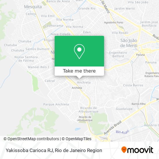 Yakissoba Carioca RJ map