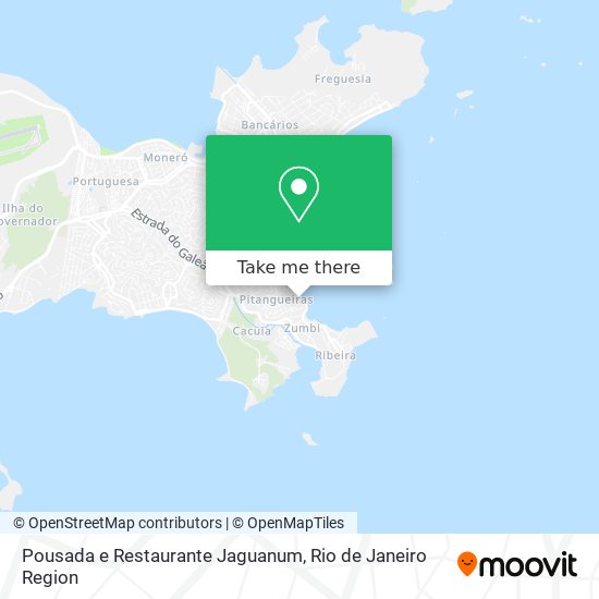 Pousada e Restaurante Jaguanum map