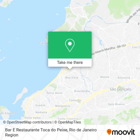 Bar E Restaurante Toca do Peixe map