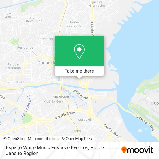 Espaço White Music Festas e Eventos map