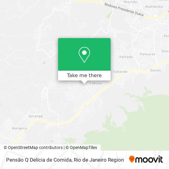 Pensão Q Delícia de Comida map