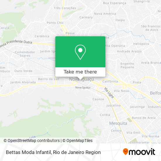Bettas Moda Infantil map