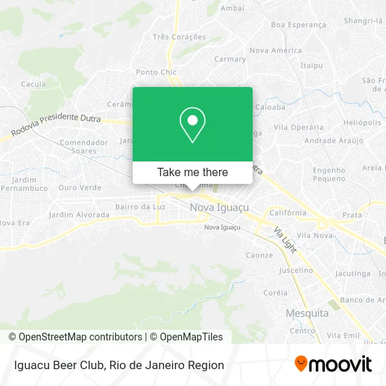 Iguacu Beer Club map
