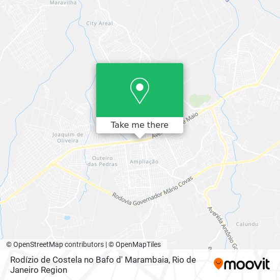 Rodízio de Costela no Bafo d' Marambaia map