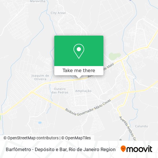 Barfômetro - Depósito e Bar map