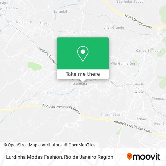 Mapa Lurdinha Modas Fashion