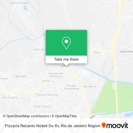 Pizzaria Recanto Nobre Do Xv map