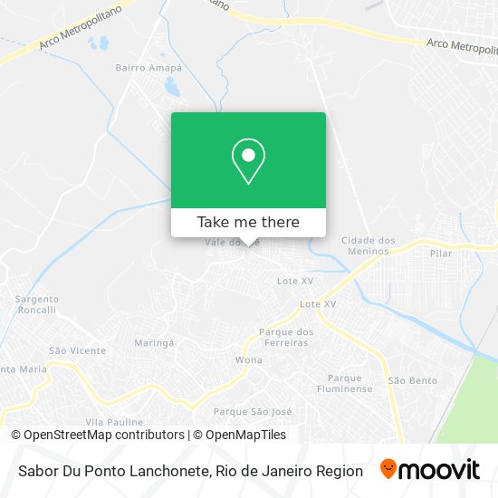 Sabor Du Ponto Lanchonete map