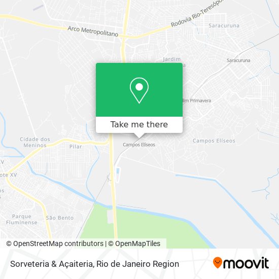 Sorveteria & Açaiteria map
