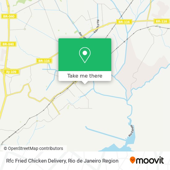 Rfc Fried Chicken Delivery map