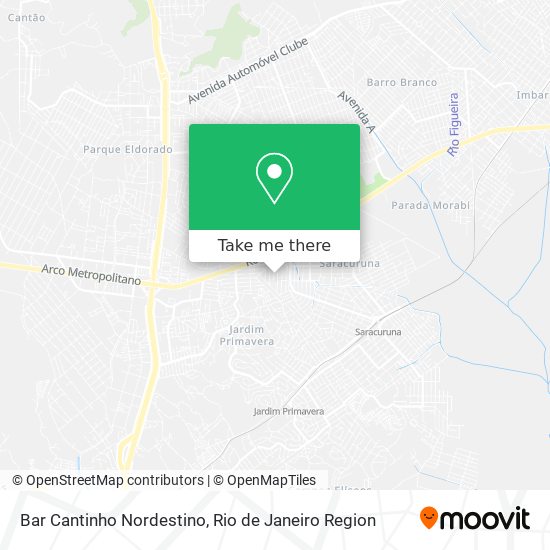 Bar Cantinho Nordestino map