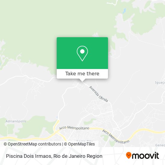 Piscina Dois Irmaos map
