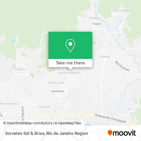 Sorvetes Sol & Brisa map