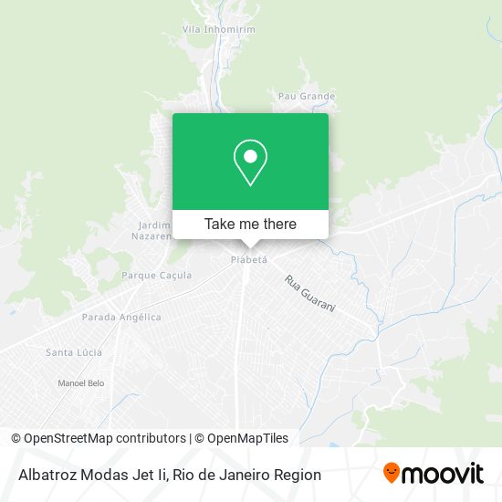 Albatroz Modas Jet Ii map