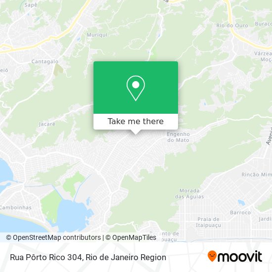 Rua Pôrto Rico 304 map