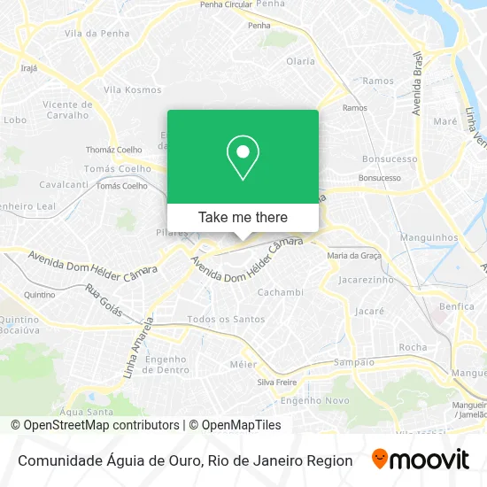 Comunidade Águia de Ouro map