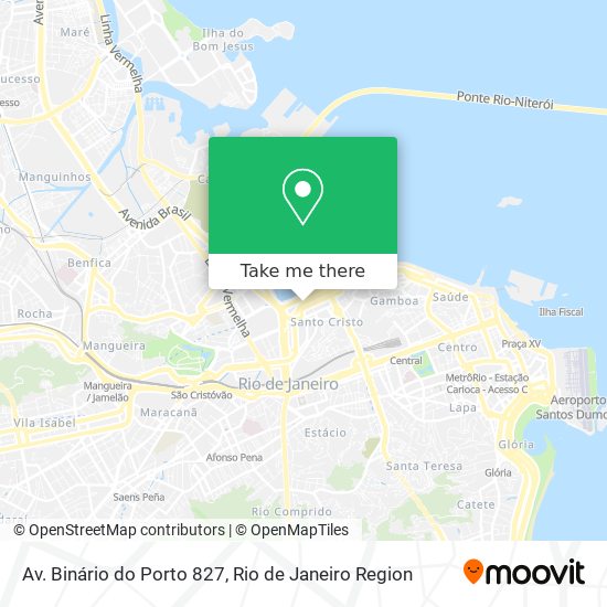 Mapa Av. Binário do Porto 827