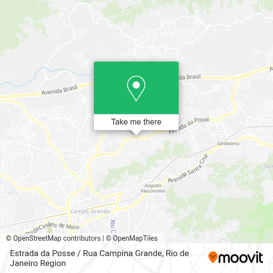 Estrada da Posse / Rua Campina Grande map