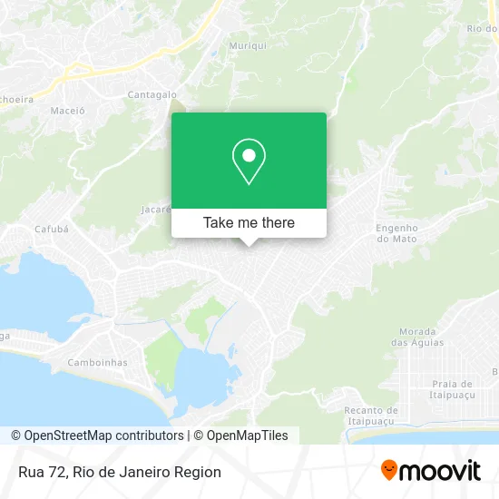 Rua 72 map