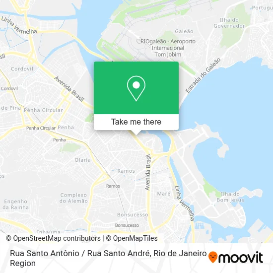 Rua Santo Antônio / Rua Santo André map