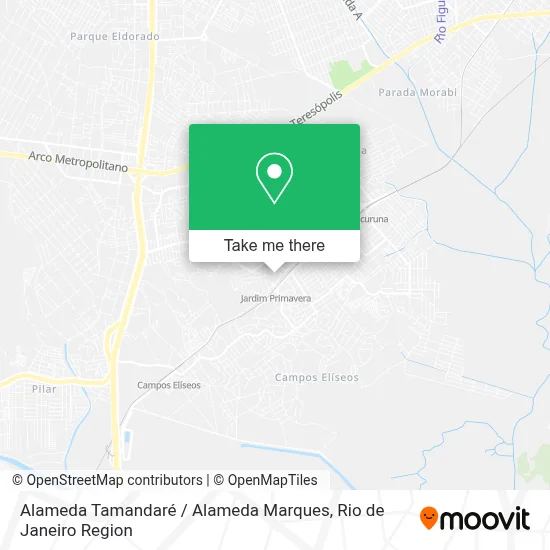 Alameda Tamandaré / Alameda Marques map