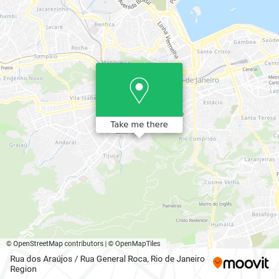 Rua dos Araújos / Rua General Roca map