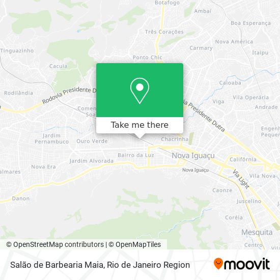 Salão de Barbearia Maia map
